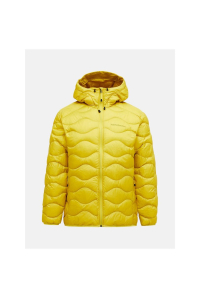 Kurtka puchowa męska PEAK PERFORMANCE M Helium Down Hood Jacket kolor żółty - M Obrázok pre Kurtka puchowa męska PEAK PERFORMANCE M Helium Down Hood Jacket kolor żółty - M