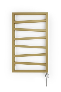 TOWEL HEATER EL. ZIGZAG+MOA ANODIC GOLD Obrázok pre TOWEL HEATER EL. ZIGZAG+MOA ANODIC GOLD