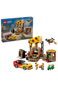 LEGO CITY 60496 Zkušenosti s rozvozem pizzy pomocí vozidel Obrázok pre LEGO CITY 60496 Zkušenosti s rozvozem pizzy pomocí vozidel