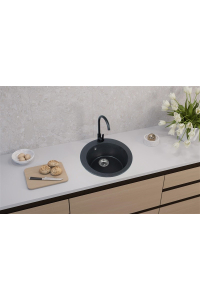 SINK VICTORIA BLACK+MIXER+SIF 9811091SEN Obrázok pre SINK VICTORIA BLACK+MIXER+SIF 9811091SEN