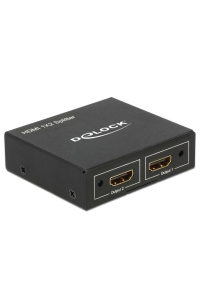 DeLOCK 87701 videorozdělovač HDMI 2x HDMI Obrázok pre DeLOCK 87701 videorozdělovač HDMI 2x HDMI