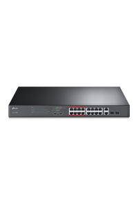 TP-Link TL-SL1218MP síťový přepínač Nespravované Fast Ethernet (10/100) Podpora napájení po Ethernetu (PoE) Černá Obrázok pre TP-Link TL-SL1218MP síťový přepínač Nespravované Fast Ethernet (10/100) Podpora napájení po Ethernetu (PoE) Černá