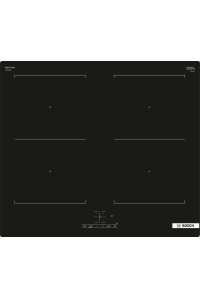 Bosch Serie 4 PVQ611BB6E varná deska Černá Vestavěné 60 cm Indukční varná deska se zónami 4 zóna/zón Obrázok pre Bosch Serie 4 PVQ611BB6E varná deska Černá Vestavěné 60 cm Indukční varná deska se zónami 4 zóna/zón