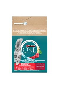 PURINA One Bifensis Sterilcat rich in beef - suché krmivo pro kočky - 2,8kg Obrázok pre PURINA One Bifensis Sterilcat rich in beef - suché krmivo pro kočky - 2,8kg