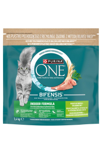 PURINA One Bifensis Indoor Rich in turkey - suché krmivo pro kočky - 1,4kg Obrázok pre PURINA One Bifensis Indoor Rich in turkey - suché krmivo pro kočky - 1,4kg
