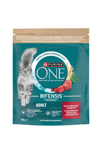 PURINA One Bifensis Adult Rich in beef - suché krmivo pro kočky - 750g Obrázok pre PURINA One Bifensis Adult Rich in beef - suché krmivo pro kočky - 750g