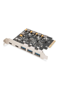 Digitus DS-30222 karta/adaptér rozhraní Interní USB 3.2 Gen 2 (3.1 Gen 2), USB typu C Obrázok pre Digitus DS-30222 karta/adaptér rozhraní Interní USB 3.2 Gen 2 (3.1 Gen 2), USB typu C
