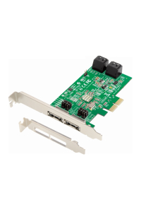 Dawicontrol DC-624E RAID řadič RAID PCI Express x2 2.0 6 Gbit/s Obrázok pre Dawicontrol DC-624E RAID řadič RAID PCI Express x2 2.0 6 Gbit/s