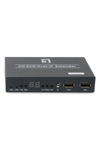 LevelOne HVE-6701R AV prodlužovačka AV přijímač Černá Obrázok pre LevelOne HVE-6701R AV prodlužovačka AV přijímač Černá