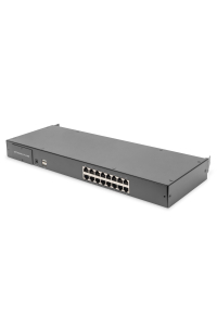 Digitus DS-72217 konzolový (KVM) přepínač Instalace do racku Černá Obrázok pre Digitus DS-72217 konzolový (KVM) přepínač Instalace do racku Černá