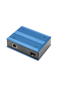 Digitus DN-652104-1 konvertor síťové kabeláže 1000 Mbit/s Černá, Modrá Obrázok pre Digitus DN-652104-1 konvertor síťové kabeláže 1000 Mbit/s Černá, Modrá
