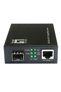 Obrázok pre LevelOne GVT-2051 konvertor síťové kabeláže 10000 Mbit/s Černá