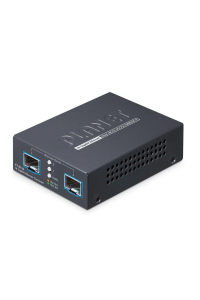 Obrázok pre PLANET 2-Port 10G/2.5G/1G/100BASE-X konvertor síťové kabeláže Černá