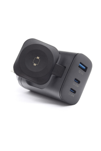 Obrázok pre RealPower 450476 nabíječka na PDA/mobilní telefon Externí baterie, Chytré hodinky, Tablet Černá AC Bezdrátové nabíjení Rychlé nabíjení Vnitřní