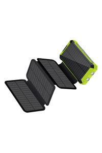 Obrázok pre RealPower PB-20000 Solar 20000 mAh Bezdrátové nabíjení Černá, Zelená