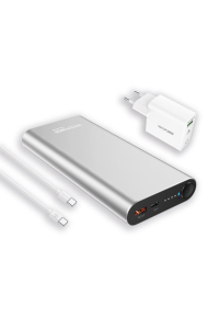 RealPower PB-20000PD Lithium-ion (Li-ion) 20000 mAh Hliník Obrázok pre RealPower PB-20000PD Lithium-ion (Li-ion) 20000 mAh Hliník