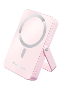 Verbatim Charge 'n' Go Magnetic Wireless Lithium-polymerová (LiPo) 10000 mAh Bezdrátové nabíjení Růžová Obrázok pre Verbatim Charge 'n' Go Magnetic Wireless Lithium-polymerová (LiPo) 10000 mAh Bezdrátové nabíjení Růžová