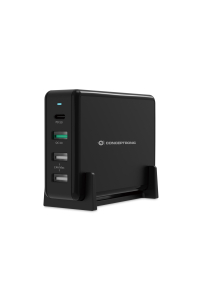 Obrázok pre Conceptronic OZUL01B nabíječka na PDA/mobilní telefon Univerzální Černá AC Rychlé nabíjení Vnitřní