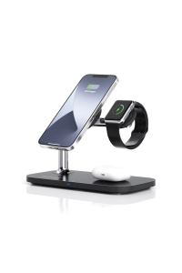 Obrázok pre RealPower ChargeAIR Mag Chytrý telefon, Chytré hodinky, Tablet Černá USB Bezdrátové nabíjení Vnitřní