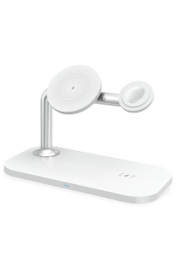 RealPower ChargeAIR Mag Sluchátka, Chytrý telefon, Chytré hodinky Bílá USB Bezdrátové nabíjení Vnitřní Obrázok pre RealPower ChargeAIR Mag Sluchátka, Chytrý telefon, Chytré hodinky Bílá USB Bezdrátové nabíjení Vnitřní