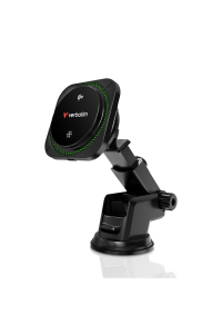 Obrázok pre Verbatim Charge 'n' Drive Qi2 RGB Chytrý telefon Černá USB Bezdrátové nabíjení Rychlé nabíjení Auto