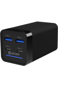 eSTUFF ES635200 nabíječka na PDA/mobilní telefon Laptop Černá AC Rychlé nabíjení Vnitřní Obrázok pre eSTUFF ES635200 nabíječka na PDA/mobilní telefon Laptop Černá AC Rychlé nabíjení Vnitřní