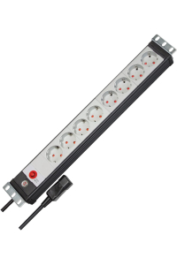 Brennenstuhl 1156057128 napájecí prodlužovačka 3 m 8 AC zásuvky / AC zásuvek Vnitřní Černá Obrázok pre Brennenstuhl 1156057128 napájecí prodlužovačka 3 m 8 AC zásuvky / AC zásuvek Vnitřní Černá