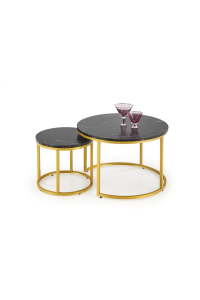 Obrázok pre TABLE COFFEE PAOLA BLACK 60X40CM