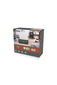 Bestway 69048 / 23 vzduchová matrace Jednolůžková matrace Šedá, Bílá Unisex Obrázok pre Bestway 69048 / 23 vzduchová matrace Jednolůžková matrace Šedá, Bílá Unisex