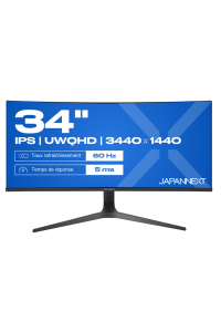 JAPANNEXT JN-IPS340UWQHD60C-C65W-HS-W počítačový monitor 86,4 cm (34 Obrázok pre JAPANNEXT JN-IPS340UWQHD60C-C65W-HS-W počítačový monitor 86,4 cm (34
