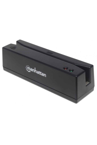 Manhattan 460255 čtečka magnetických karet USB Černá Obrázok pre Manhattan 460255 čtečka magnetických karet USB Černá