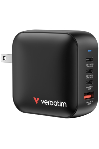 Verbatim Mini GaN Charger 100W Univerzální Černá AC Rychlé nabíjení Vnitřní Obrázok pre Verbatim Mini GaN Charger 100W Univerzální Černá AC Rychlé nabíjení Vnitřní