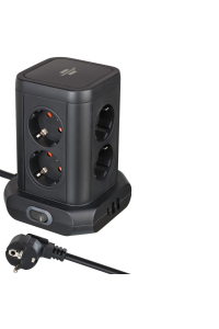 Brennenstuhl 1153560010 napájecí prodlužovačka 2 m 8 AC zásuvky / AC zásuvek Vnitřní Černá Obrázok pre Brennenstuhl 1153560010 napájecí prodlužovačka 2 m 8 AC zásuvky / AC zásuvek Vnitřní Černá