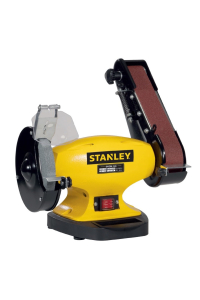 STANLEY SZLIFIERKA STOŁOWA 2W1 KAMIENIOWO TAŚMOWA SXGBL150E Obrázok pre STANLEY SZLIFIERKA STOŁOWA 2W1 KAMIENIOWO TAŚMOWA SXGBL150E