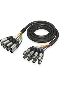 Behringer GMX-300CM Kabel 8 x XLR F - 8 x XLR M 3m Obrázok pre Behringer GMX-300CM Kabel 8 x XLR F - 8 x XLR M 3m