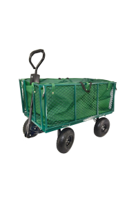 Obrázok pre AWTOOLS WÓZEK OGRODOWY TRANSPORTOWY WYSOKI Z POKROWCEM 300kg