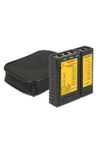 DeLOCK 86107 zkoušečka síťových kabelů Černá, Žlutá Obrázok pre DeLOCK 86107 zkoušečka síťových kabelů Černá, Žlutá