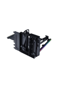 Lian Li Vertikales GPU-Halterungs-Kit VG4-5-V4, mit PCIe 5.0-Riser-Kabel - schwarz Obrázok pre Lian Li Vertikales GPU-Halterungs-Kit VG4-5-V4, mit PCIe 5.0-Riser-Kabel - schwarz
