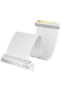 TRYX STRING PCIe 5.0 x16 Riser Kabel, 200mm - weiß Obrázok pre TRYX STRING PCIe 5.0 x16 Riser Kabel, 200mm - weiß