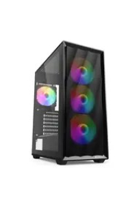 Sharkoon Gehäuse VK4 Rainbow ATX 1xGlas schwarz Obrázok pre Sharkoon Gehäuse VK4 Rainbow ATX 1xGlas schwarz