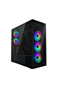 ARCTIC Xtender VG Black (Mirror Glass) Midi Tower Černá Obrázok pre ARCTIC Xtender VG Black (Mirror Glass) Midi Tower Černá