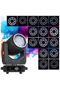 Obrázok pre LIGHT4ME FOCUS 200W BEAM RING LED głowica ruchoma