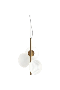Obrázok pre LAMP PENDANT OPALLA 3X30W E27 34CM