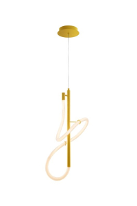 Obrázok pre PENDANT LED LIGHT TIGRIS BAR 4000K GOLD