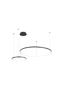 Obrázok pre PENDANT LED LIGHT SIBIU 2XROUND 4000K BL