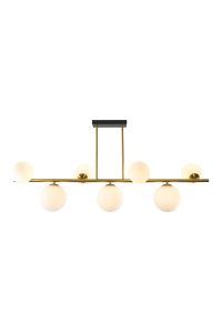 Obrázok pre Pendant light rail H52CM 7XG9 gold