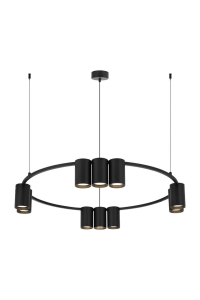 PENDANT LIGHT PORI 10XGU10 ML0373 BLACK Obrázok pre PENDANT LIGHT PORI 10XGU10 ML0373 BLACK