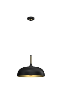 Obrázok pre PENDANT LIGHT VOLOS E27 BLACK/GOLD