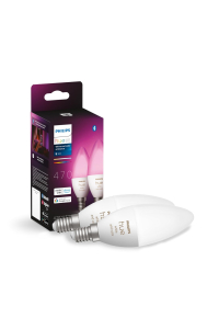 Philips Hue White and Color ambiance Svíčka – chytrá žárovka s paticí E14 (sada 2 kusů) Obrázok pre Philips Hue White and Color ambiance Svíčka – chytrá žárovka s paticí E14 (sada 2 kusů)