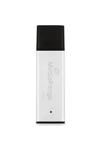 MediaRange MR1902 USB paměť 128 GB USB Typ-A 3.2 Gen 1 (3.1 Gen 1) Černá, Stříbrná Obrázok pre MediaRange MR1902 USB paměť 128 GB USB Typ-A 3.2 Gen 1 (3.1 Gen 1) Černá, Stříbrná